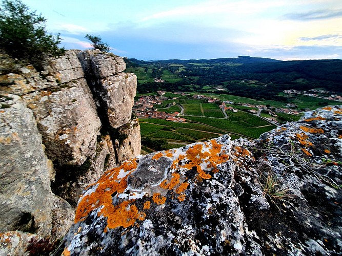 Roche de Vergisson au sommet