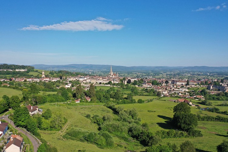 vue de la ville d'Autun