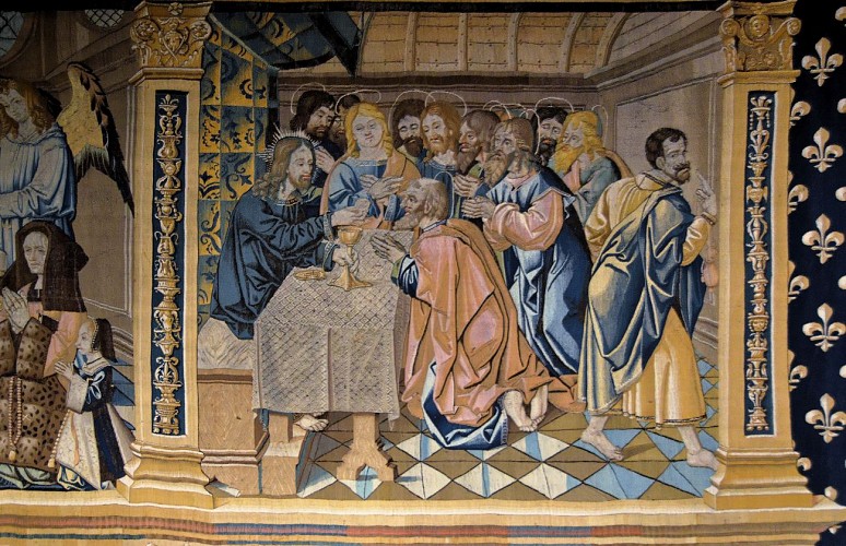 Tapisserie de l'Eucharistie XVIe siècle