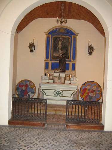 Intérieur chapelle Saint-Roch