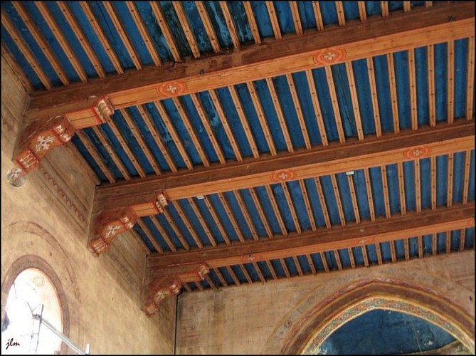 Eglise Saint-Marcel : Cluny plafond