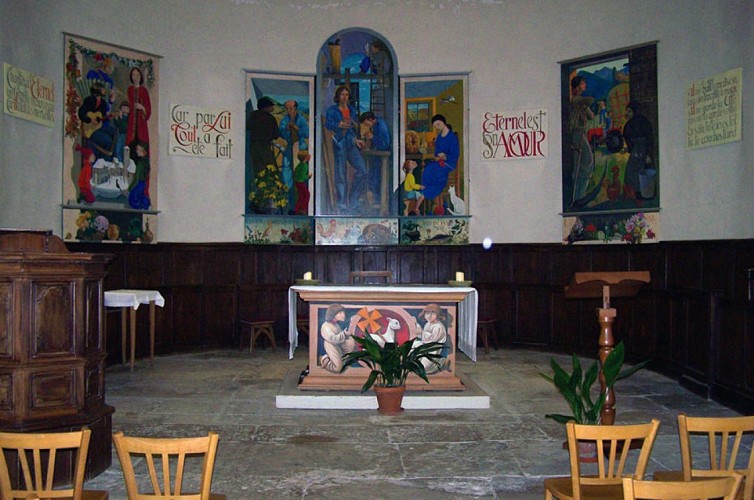 Eglise Sainte-Cécile à Sainte-Cécile : Choeur