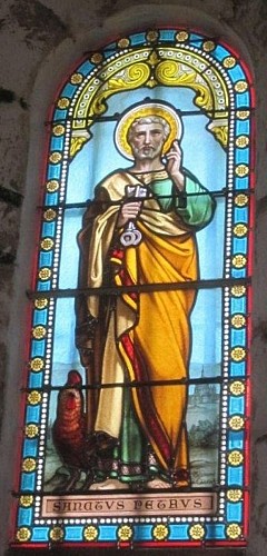 Vitrail de Saint-Pierre Berzé-le-Châtel