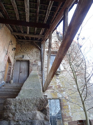 Saint Denis de Vaux - Ancien Evêché - Grand degré droit - 2014