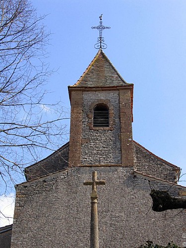 Cortevaix : façade de l'église