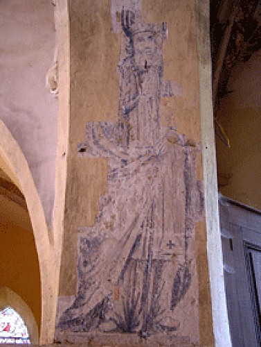 Décor peint de Saint-Blaise Berzé-la-Ville