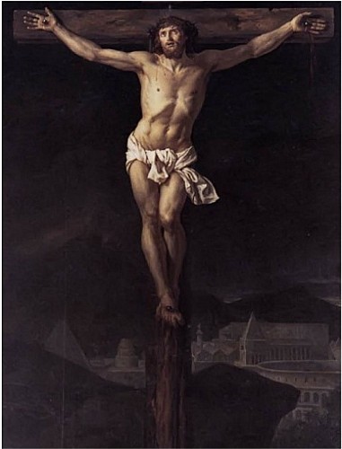 Christ en croix du peintre néo-classique David