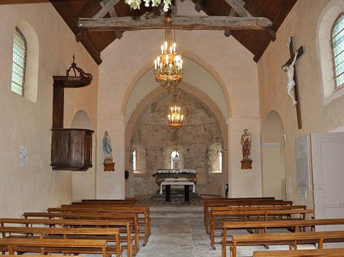 Nef de l'église Saint-Vincent de SOLOGNY