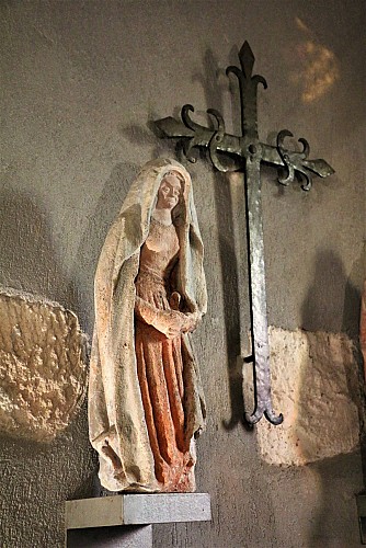 Statue de la Vierge, église du Breuil