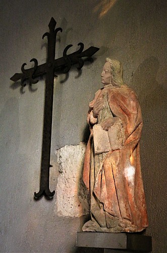 Statue de Saint Jean, église du Breuil
