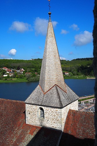 Clocher de l'église de Saint-Sernin-du-Bois