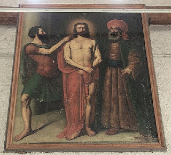 Tableau de l'Ecce Homo église de Torcy