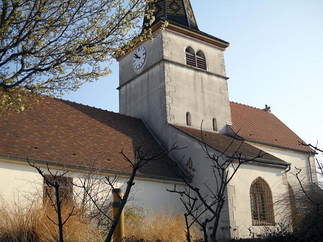 Eglise de Crissey près de Chalon-sur-Saône (71)