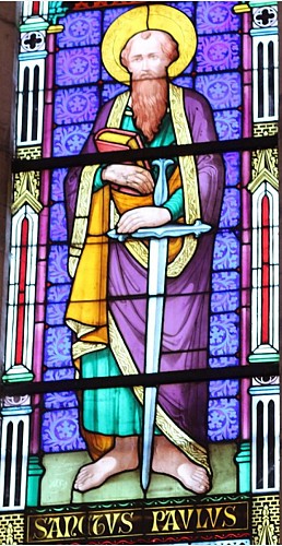 Vitrail de saint-Paul