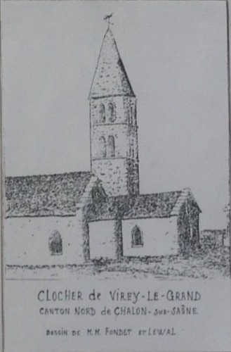 Clocher ancien de Virey-le-Grand
