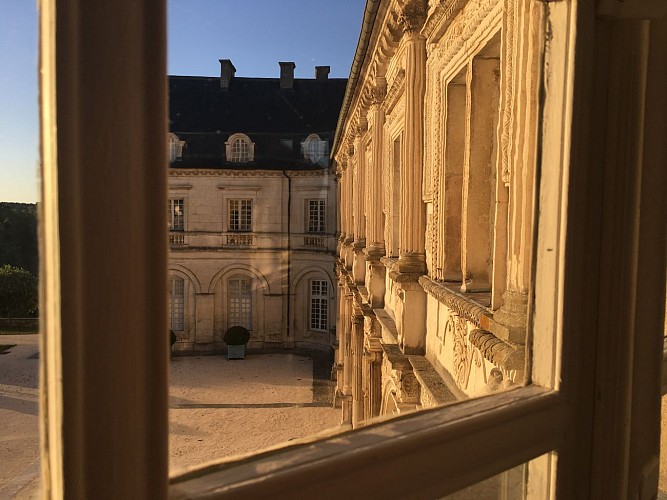 Château de Champlitte - Vue depuis le premier étage de l'aile Sud