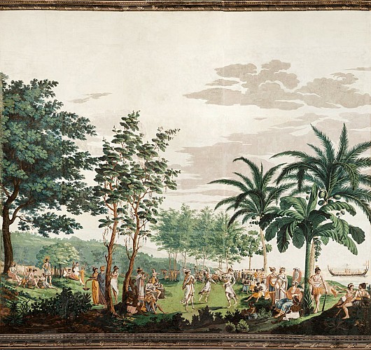 Château de Champlitte - Le salon d'hiver - papier peint panoramique