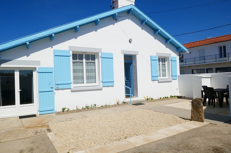 Maison à l'entrée du quartier de l'Herbaudière sur l'île de Noirmoutier