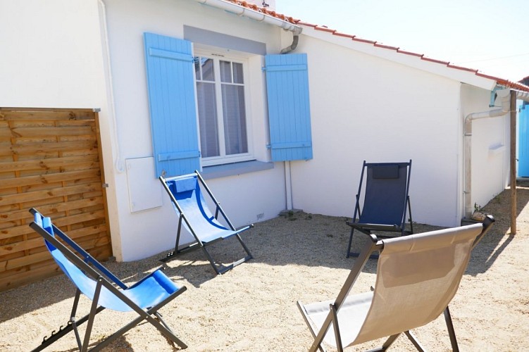 Maison à l'entrée du quartier de l'Herbaudière sur l'île de Noirmoutier