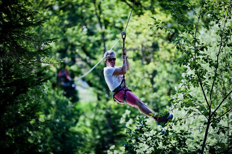 Parcours Aventure Forestier dans la vallée de La Plagne