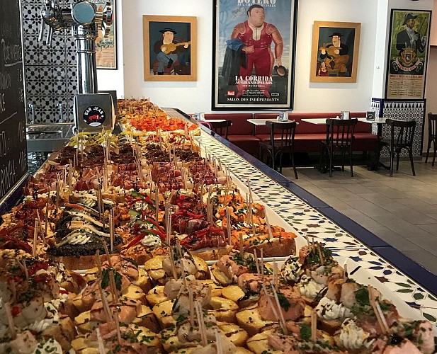 Bar Jean Biarritz comptoir tapas