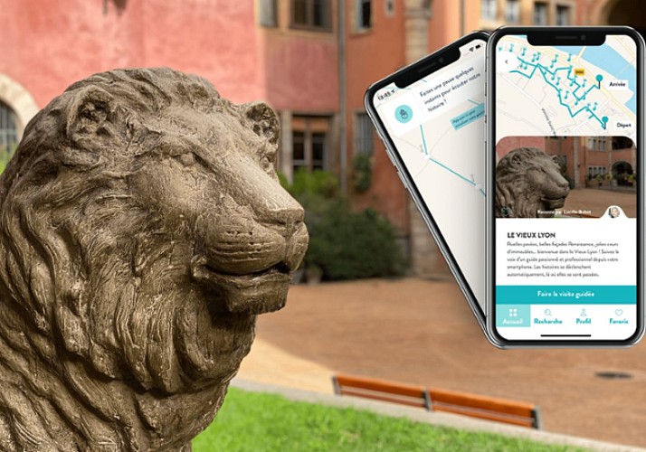 Visites audio-guidées sur smartphone dans Lyon – En français
