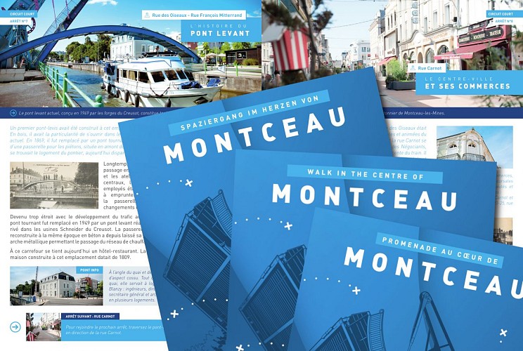 Visuel livret "Promenade au cœur de Montceau"