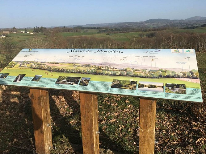 Table d'orientation à Rilhac-Treignac