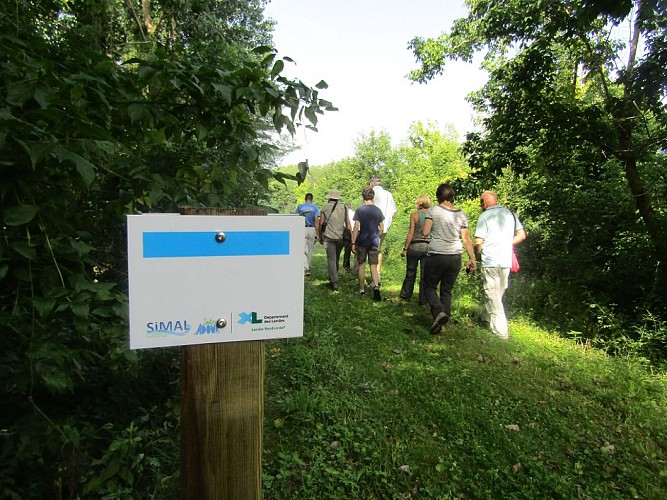 Sentier de l'Adour - balisage