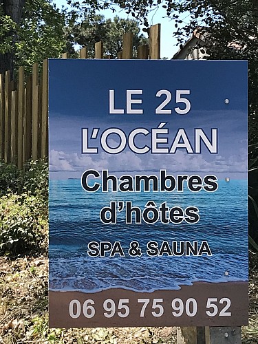 CHAMBRES D'HÔTES LE 25 L'OCEAN