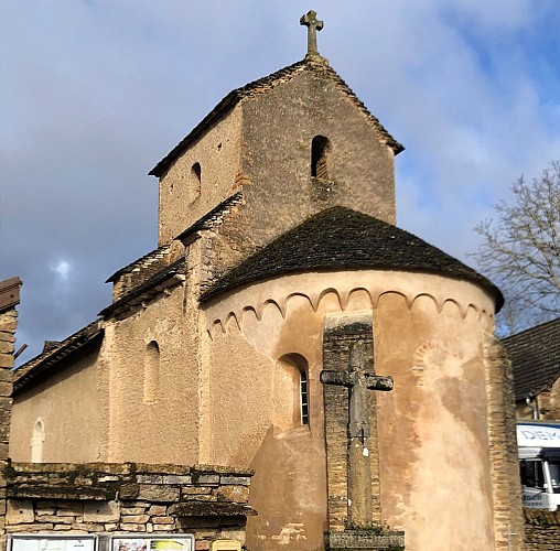 Eglise romane de Burnand