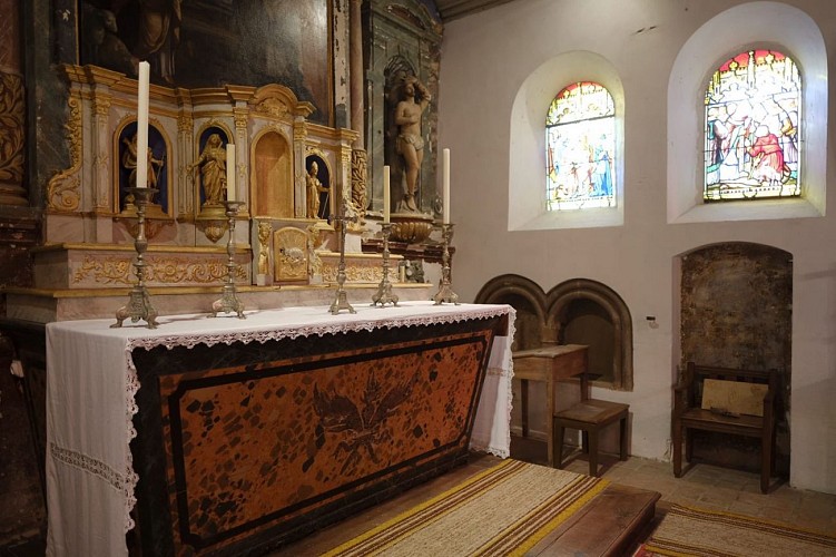 Eglise Saint Germain - Tabernacle restauré - Louvigny