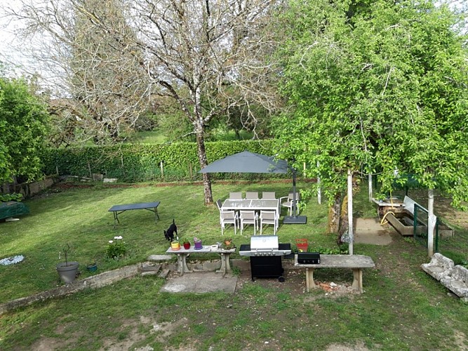 gîte du vert galant jardin