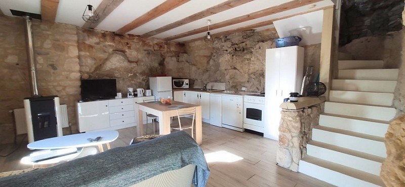 Pièce de vie du Troglodyte