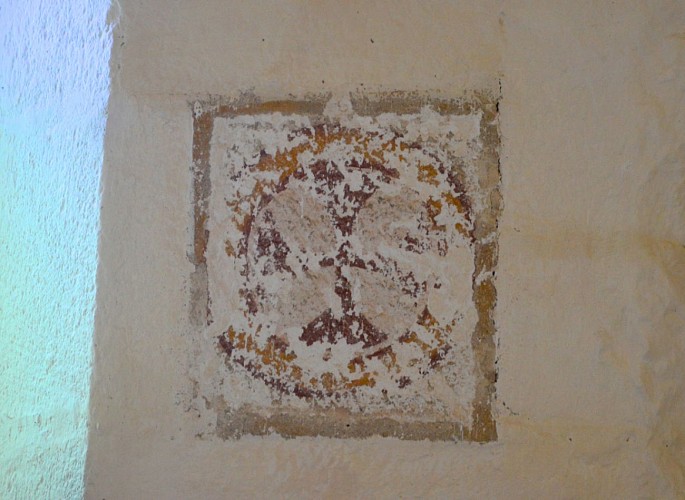 BATISCAN Photos - Lageyrat 6 peinture croix templiers