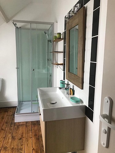 Salle d'eau chambre figue