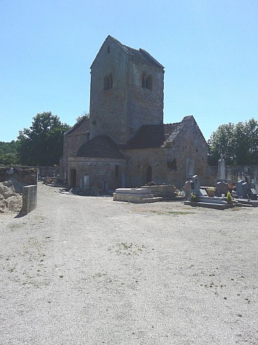Saint Bérain sur Dheune -Ancienne église devenue chapelle du cimetière - 2017 (3)
