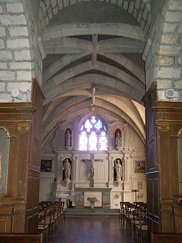 Retable de l'église de Saint-Sernin du-Plain