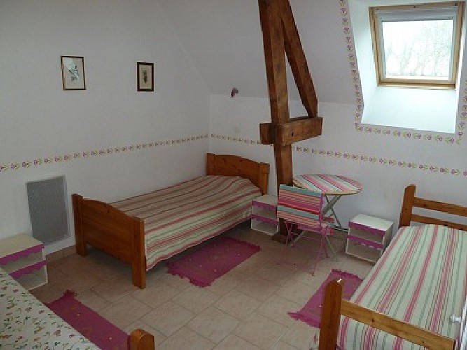 Chambres d'hôtes de Brellemont chambre2 < Septvaux < Aisne < Picardie