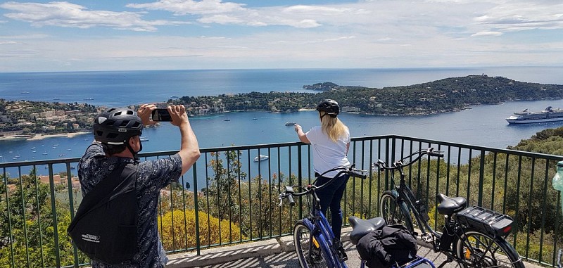 Tour guidé des plus beaux panoramas de la French Riviera à vélo électrique - En français