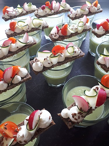 Gaspacho de concombre 