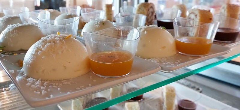 Blanc manger aux agrumes et coco