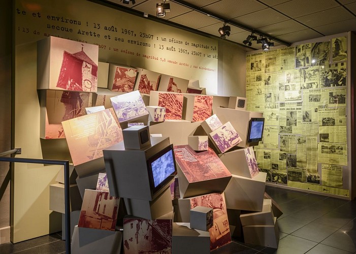 Espace muséographique de la Maison du Barétous - Espace séisme d'Arette