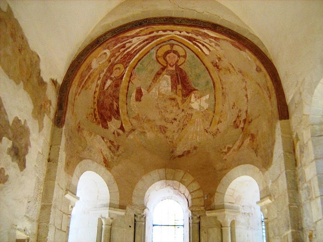 Eglise Neuvy-Pailloux - la fresque