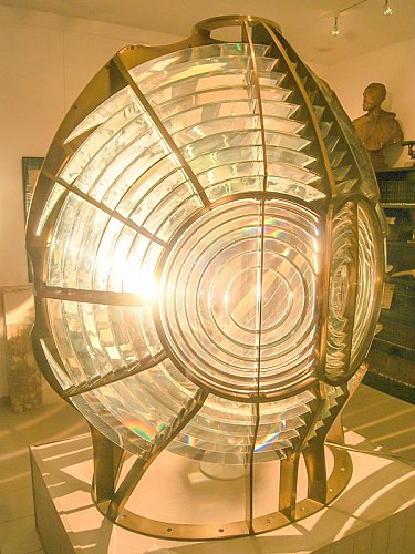 Musée des Ponts et Chaussées. Lentille de Fresnel