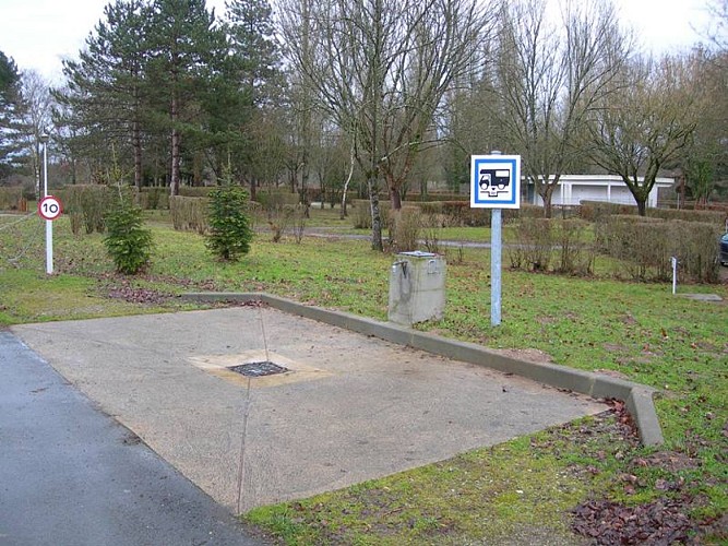 Borne camping car Le Blanc