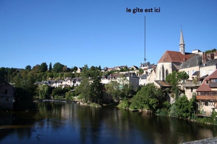 Vue depuis la ville basse