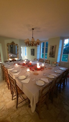 Domaine de Chaillauroy - la grande table