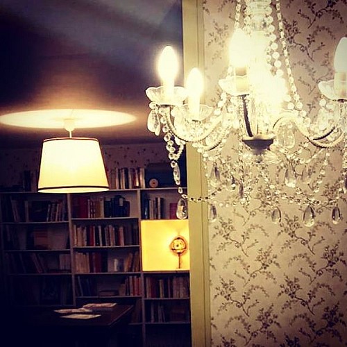 Domaine de Chaillauroy - la bibliothèque de l'étage