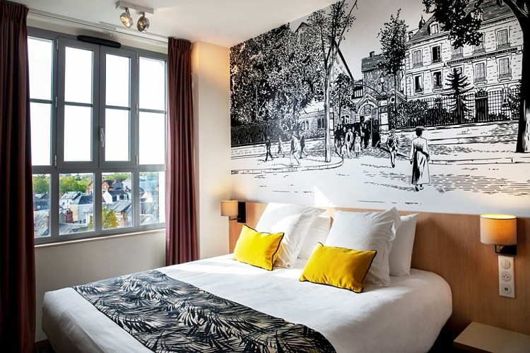 Chambre Confort jaune